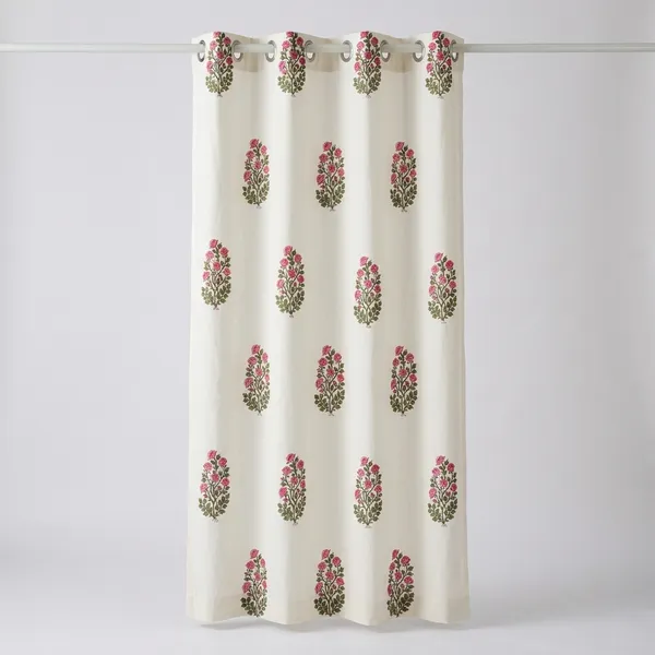 Indian_Hand_Block_Print_Curtain,_Bohomien_Decor,_House_Warming_Gift.