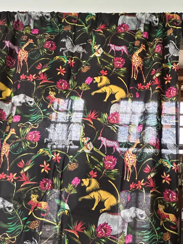 Black_Floral_Curtain_Set:_Boho_Cotton_Drapes_With_Tie_Backs
