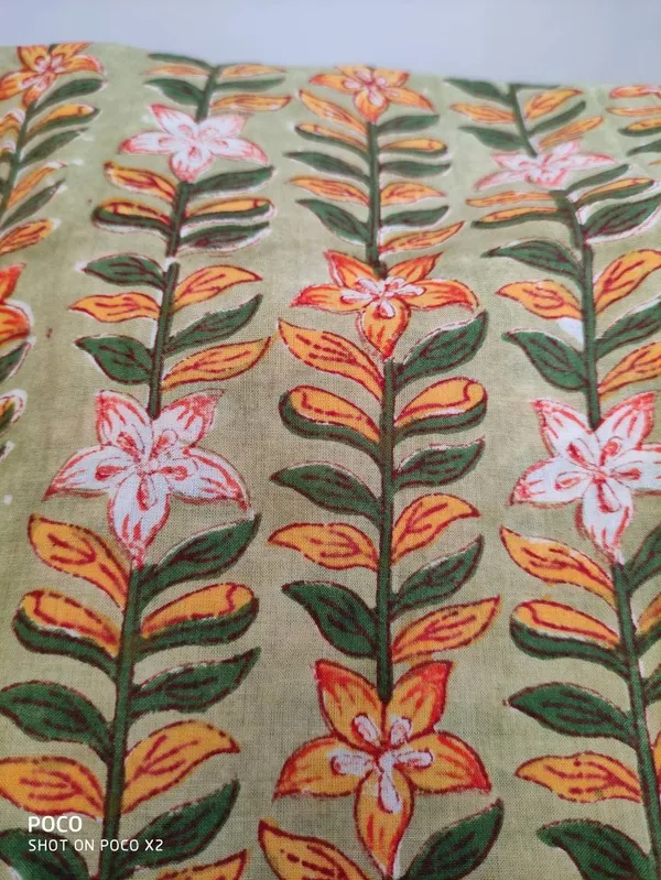 Indian_Floral_Block_Print_Cotton_Fabric:_Soft_Sewing_Material