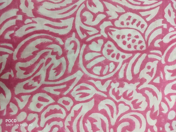 Pink_Floral_Hand_Block_Print_Cotton_Fabric:_Soft_Dressmaking_Material