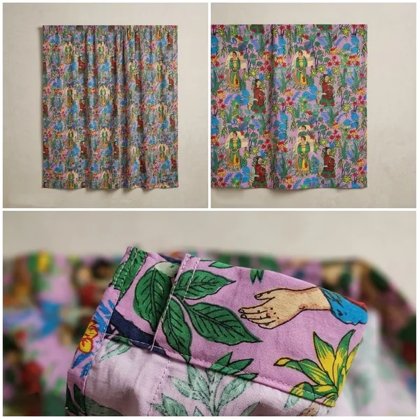Frida_Inspired_Cotton_Curtain_Set:_Colorful_Bohemian_Drapes