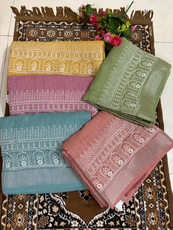Multi_Color_Tussar_Saree_For_Women