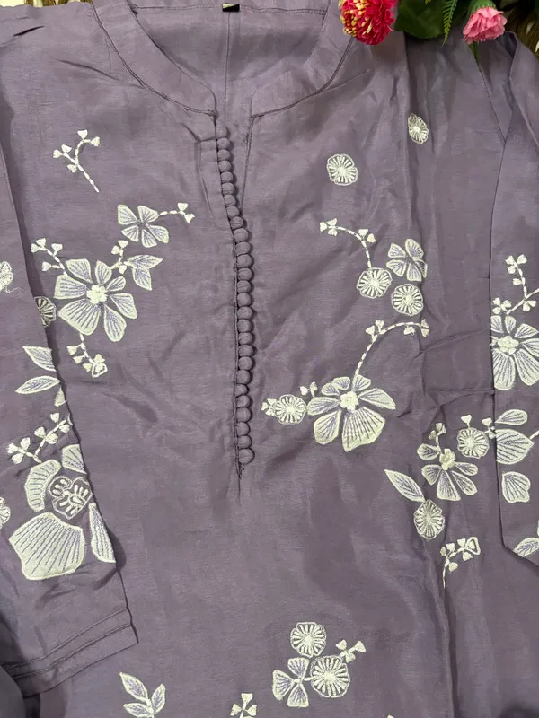 Lavender_Hosiery_Silk_3_Piece_Stiched_Suit_With_Dupatta_For_Women