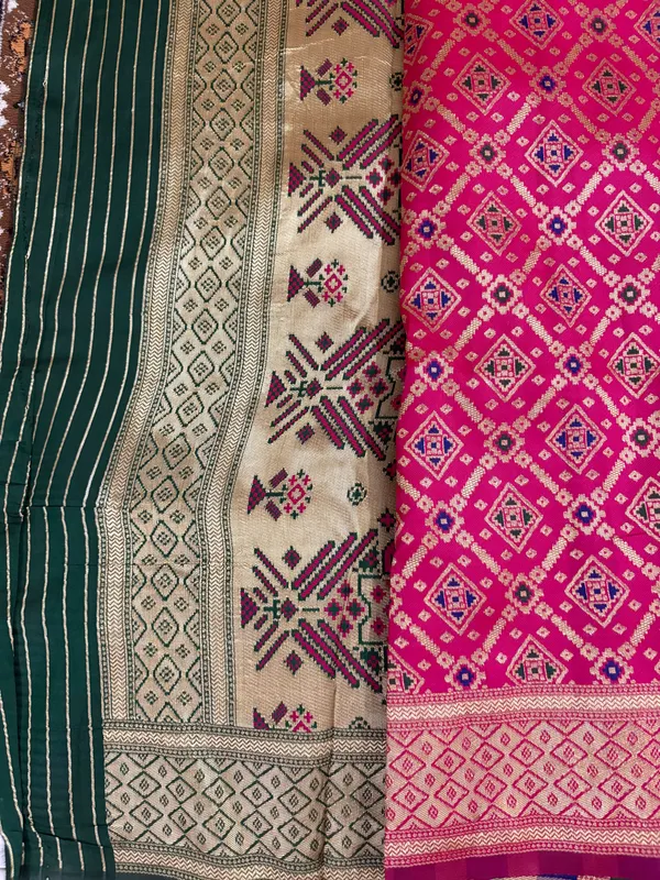 Pink_And_Green_Silk_Saree_For_Women