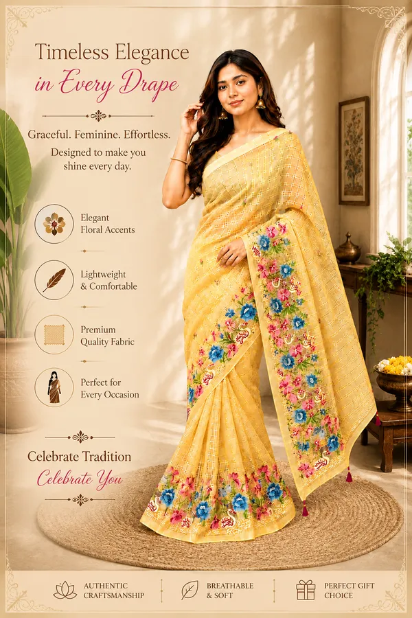 Kota_doria_saree_with_embroidery