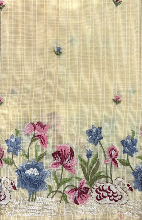 Kota_doria_saree_with_embroidery