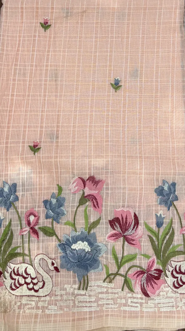 Kota_doria_saree_with_embroidery