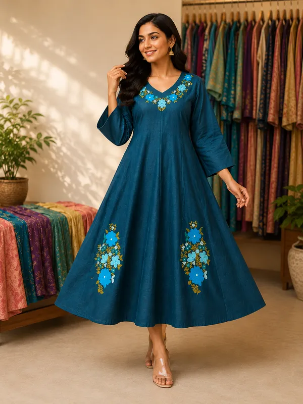 Long_Single_piece_Kurti_with_hand_embroidery