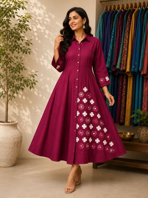Long_single_piece_kurti_with_hand_embroidery