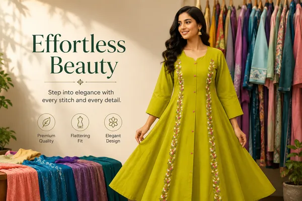 One_piece_long_Kurti_with_hand_embroidery