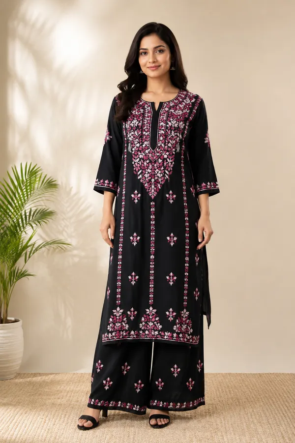 Rayon_cotton_2_piece_chikankari_set_with_hand_embroidery