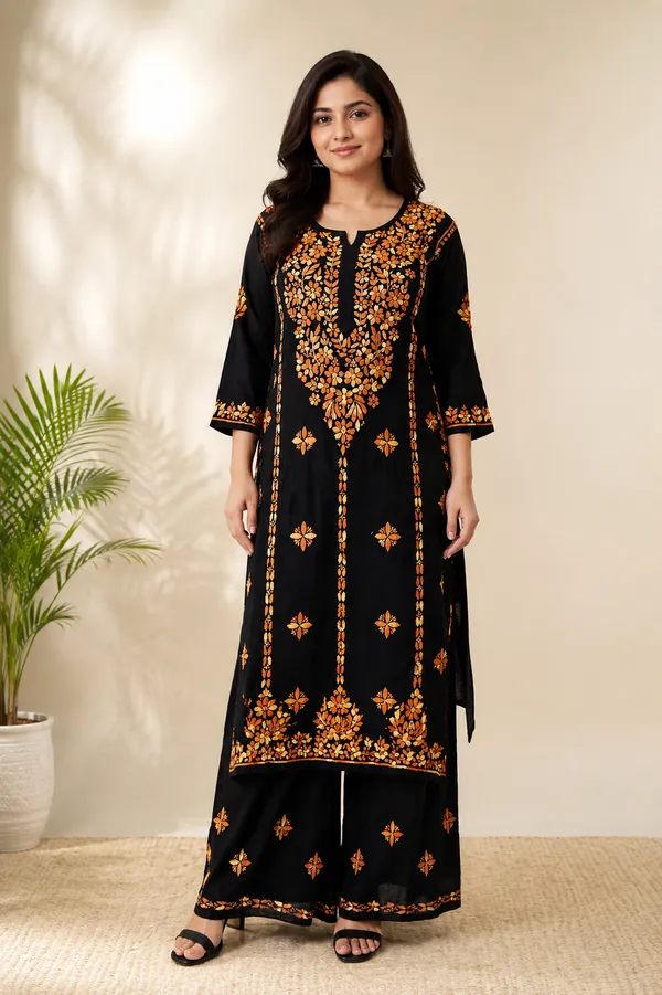 Rayon_cotton_chikankari_two_piece_set_with_multi_thread_hand_embroidery