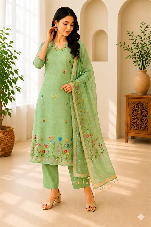 Stiched_Kota_suit_set_with_Dupatta