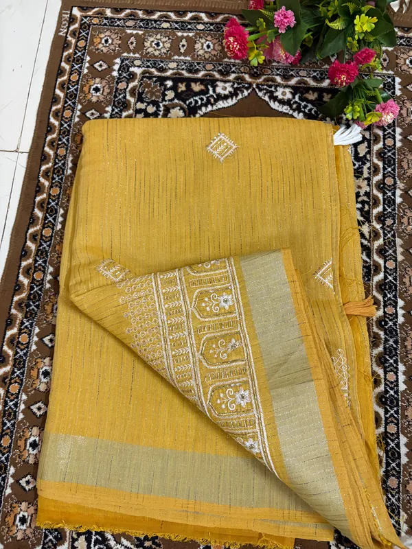 Multi_Color_Tussar_Saree_For_Women