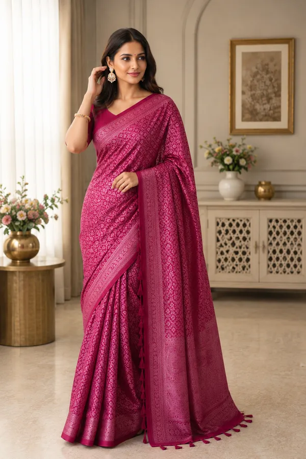 Pink_Colour_Silk_Kanjivaram_Saree_For_Women