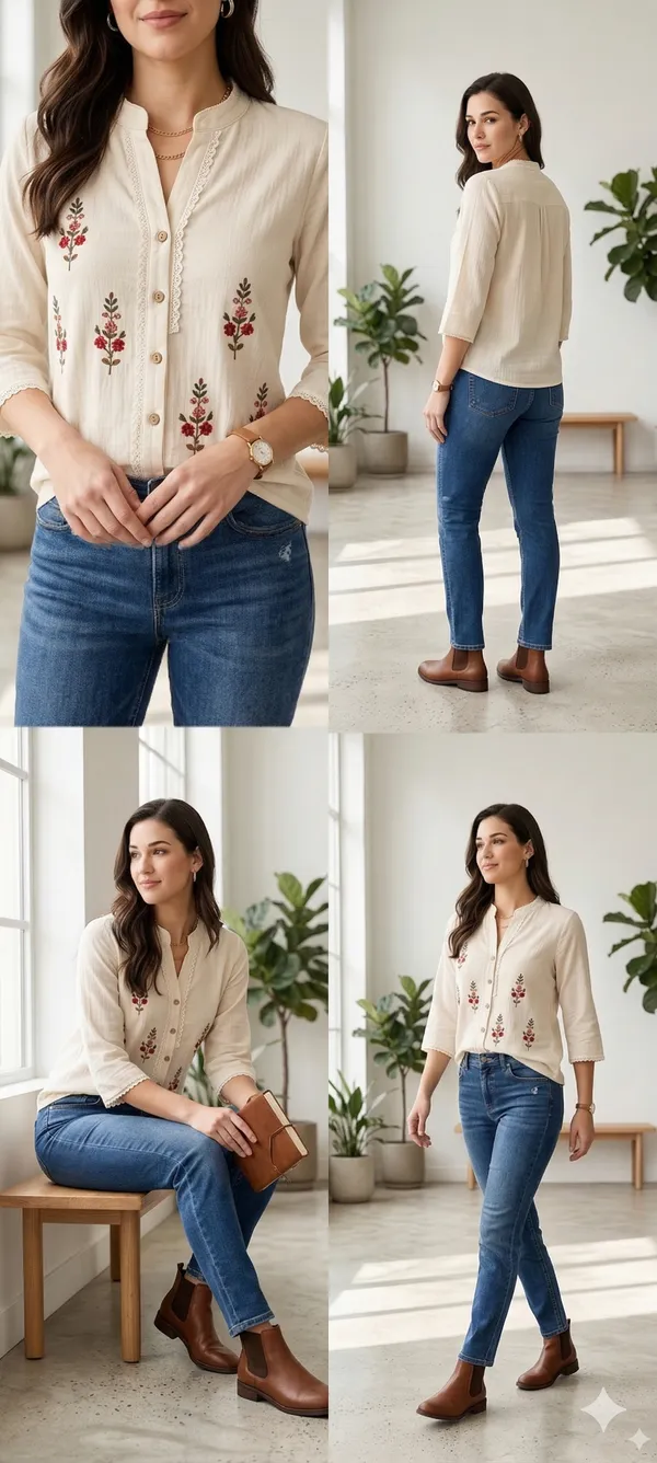 Womens_Ethnic_Fusion_Short_Kurti__Designed_With_A_CleanAnd_Contemporary_Aesthetic