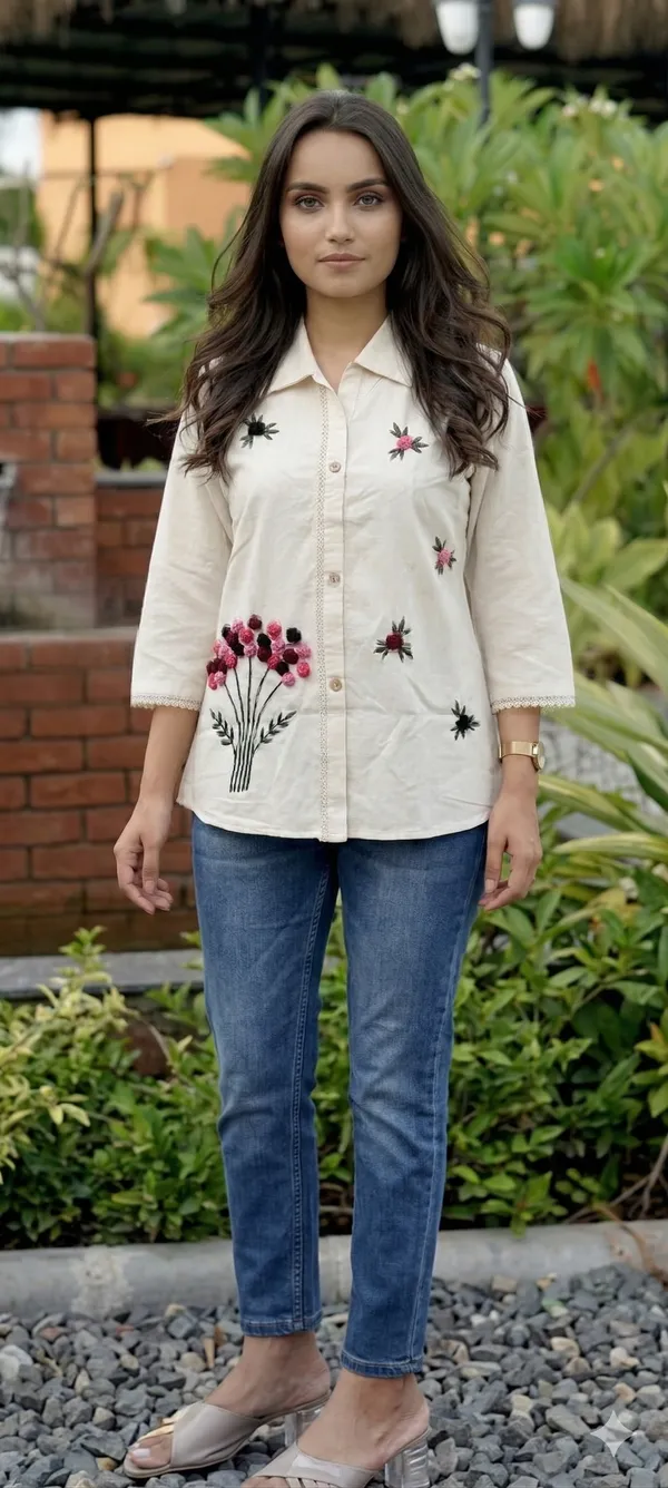 Womens_Ethnic_Fusion_Short_Kurti__Designed_With_A_CleanAnd_Contemporary_Aesthetic