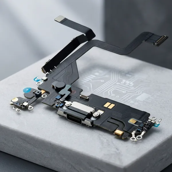 Charging_Flex_Cable_Connector_Pcb_Board_For_Iphone_14_Pro
