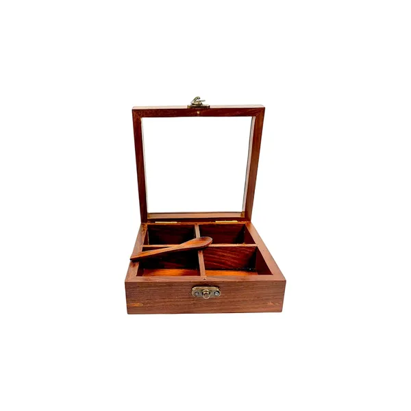 Wooden_Spice_Storage_Box_With_Glass_Lid