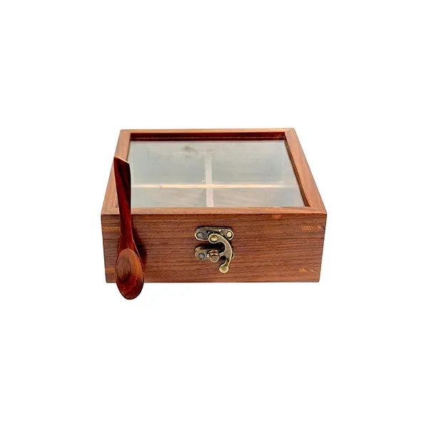 Wooden_Spice_Storage_Box_With_Glass_Lid