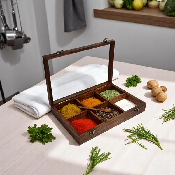 Wooden_Spice_Box_With_Glass_Lid