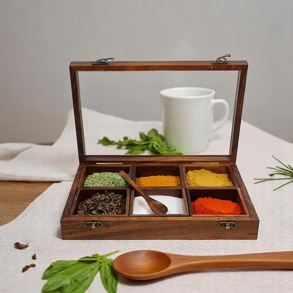 Wooden_Spice_Box_With_Glass_Lid
