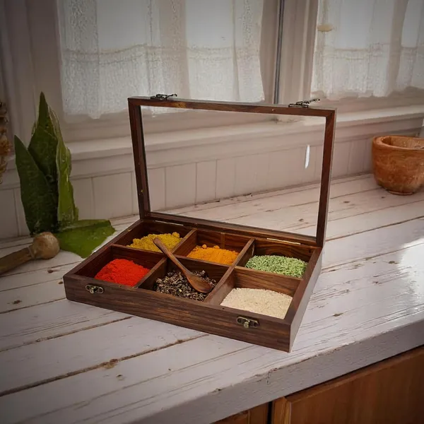 Wooden_Masala_Box_With_Glass_Lid