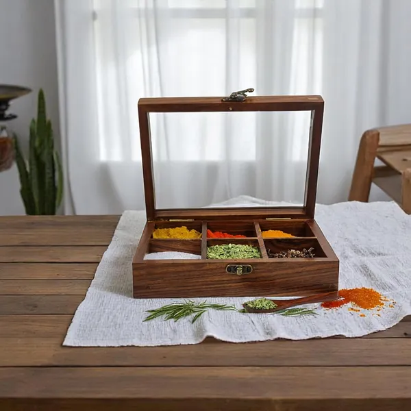 Wooden_Spice_Box_With_Glass_Lid
