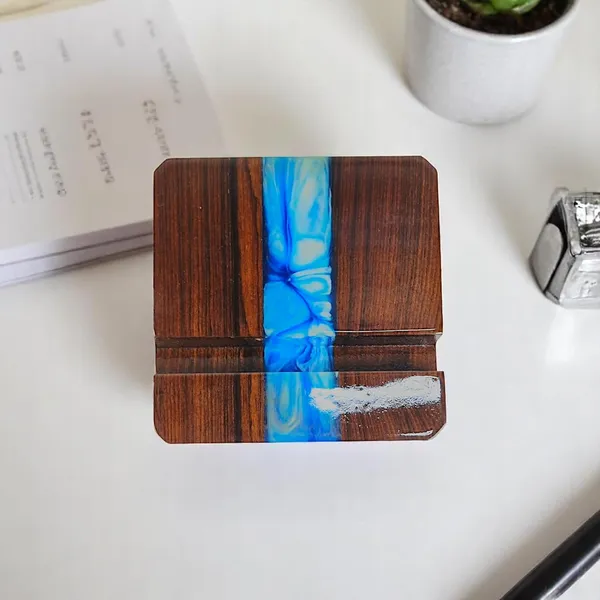Wooden_Phone_Stand_With_Resin_Accent
