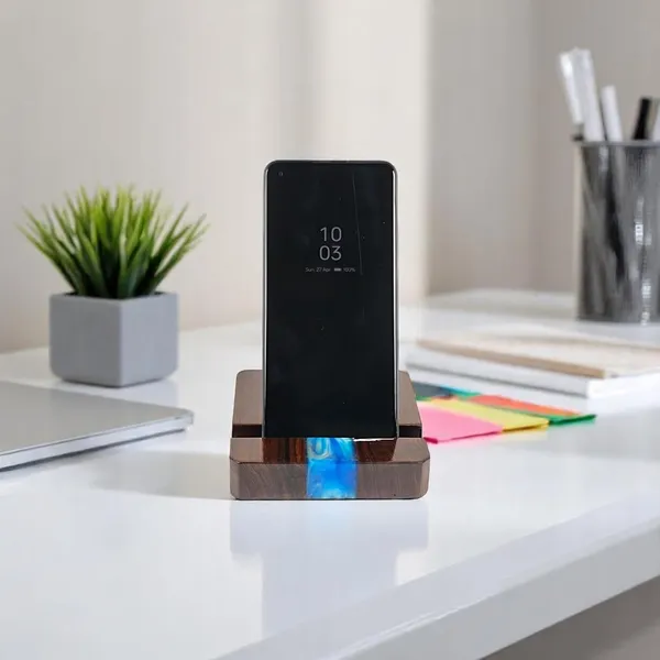 Wooden_Phone_Stand_With_Resin_Accent