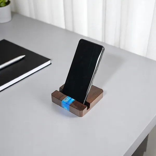 Wooden_Phone_Stand_With_Resin_Accent
