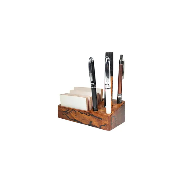 Wooden_Business_Card_And_Pen_Holder_Stand
