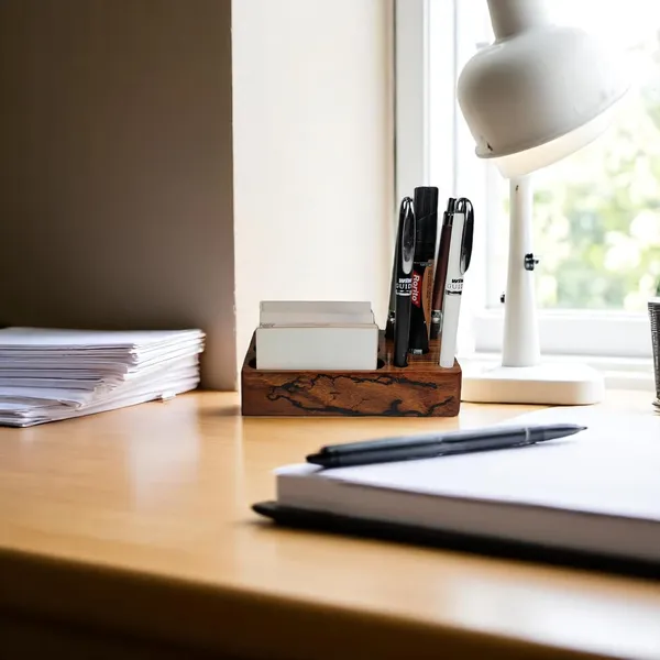 Wooden_Business_Card_And_Pen_Holder_Stand