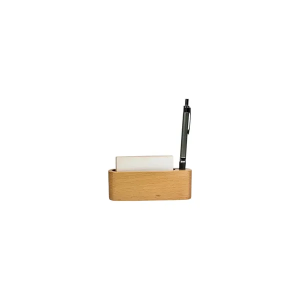 Wooden_Desktop_Card_Holder_And_Pen_Stand