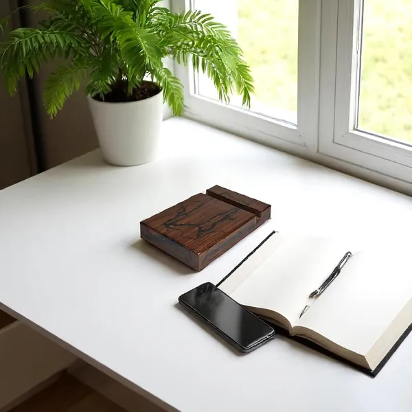 Wooden_Phone_Stand_With_Resin_Design