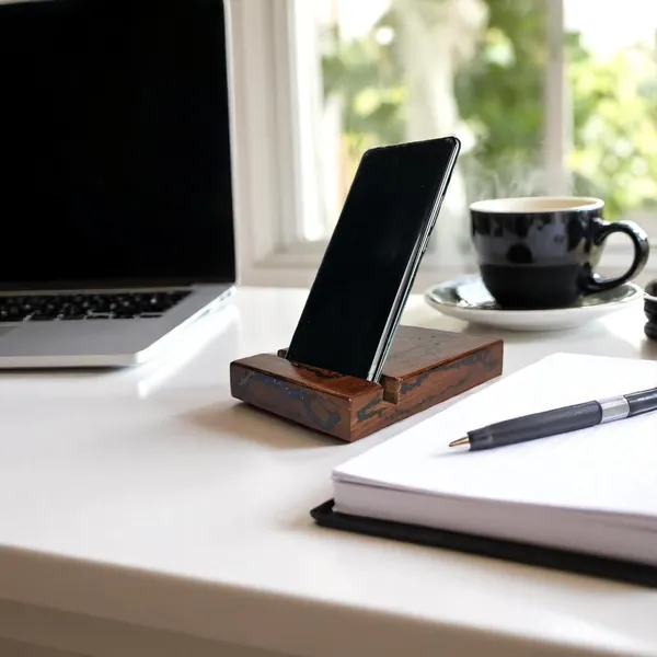 Wooden_Phone_Stand_With_Resin_Design