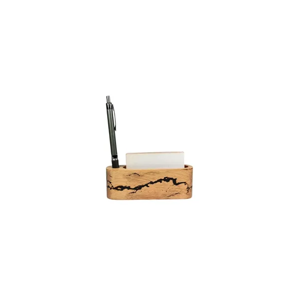 Wooden_Business_Card_And_Pen_Holder_Stand