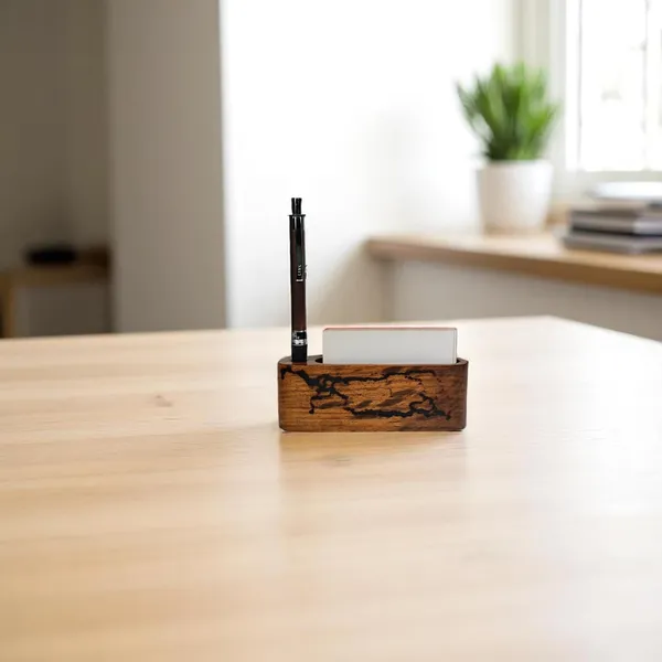Wooden_Business_Card_And_Pen_Holder