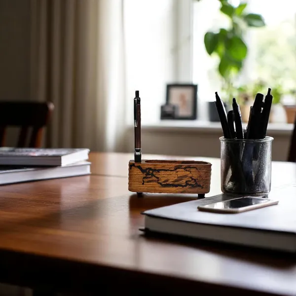 Wooden_Business_Card_And_Pen_Holder