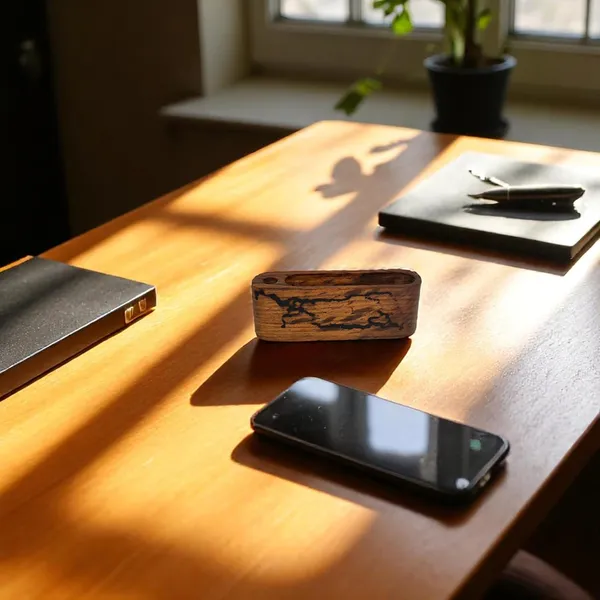 Wooden_Business_Card_And_Pen_Holder