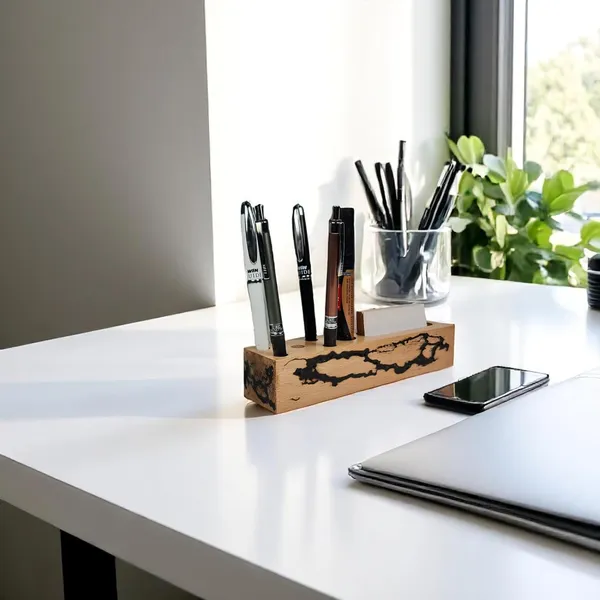 Wooden_Desk_Organizer_With_Pen_And_Card_Holder