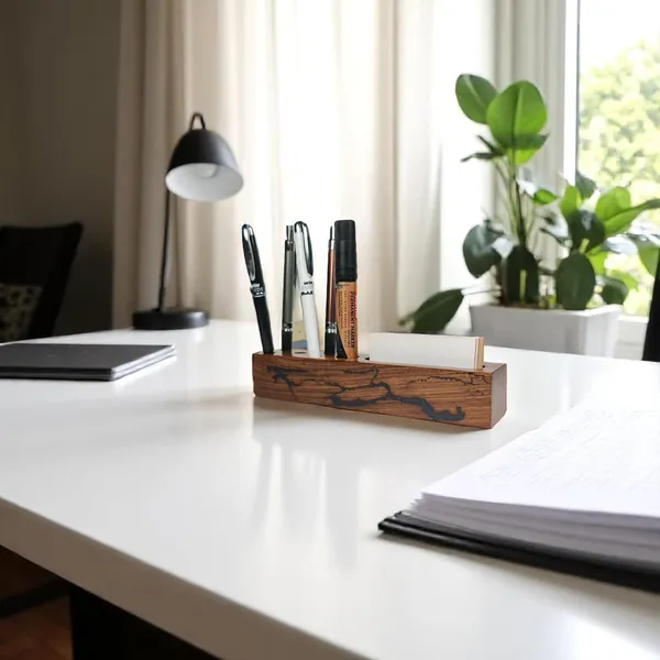 Wooden_Desk_Organizer_With_Pen_Holder_And_Card_Stand