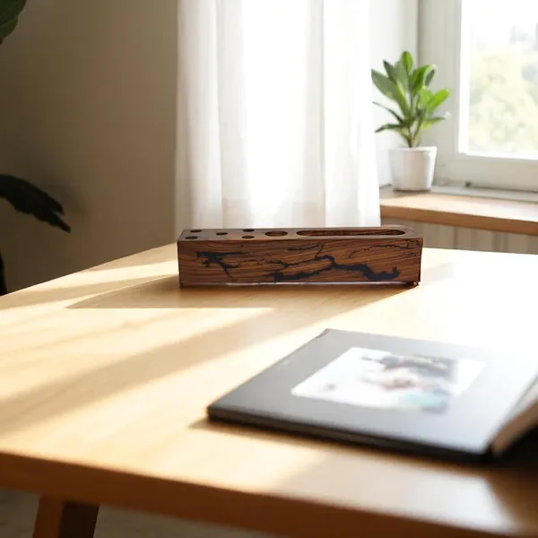 Wooden_Desk_Organizer_With_Pen_Holder_And_Card_Stand