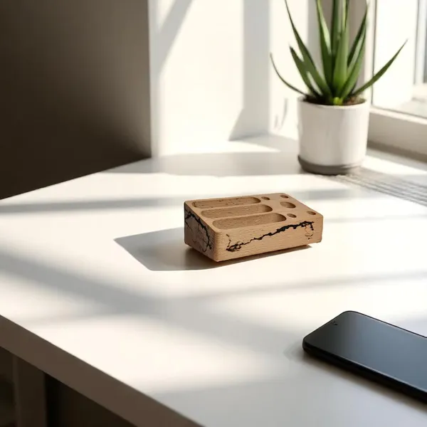 Wooden_Desk_Organizer_With_Pen_Holder_And_Business_Card_Stand
