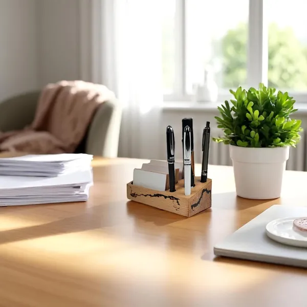 Wooden_Desk_Organizer_With_Pen_Holder_And_Business_Card_Stand