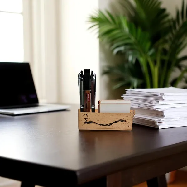 Wooden_Desk_Organizer_With_Pen_Holder_And_Business_Card_Stand