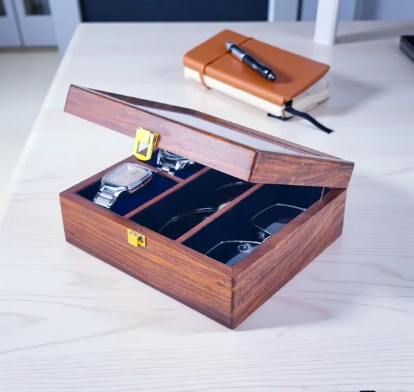Wooden_Watch_And_Sunglasses_Display_Box_With_Glass_Top