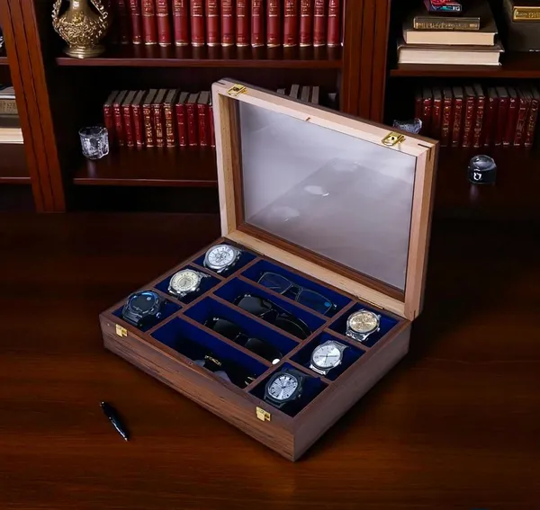 Watch_And_Sunglasses_Display_Box_With_Glass_Top