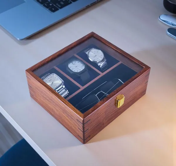 Wooden_Display_Case_For_Watches_And_Sunglasses