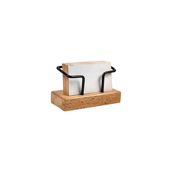 Wooden_Business_Card_Holder_With_Metal_Frame